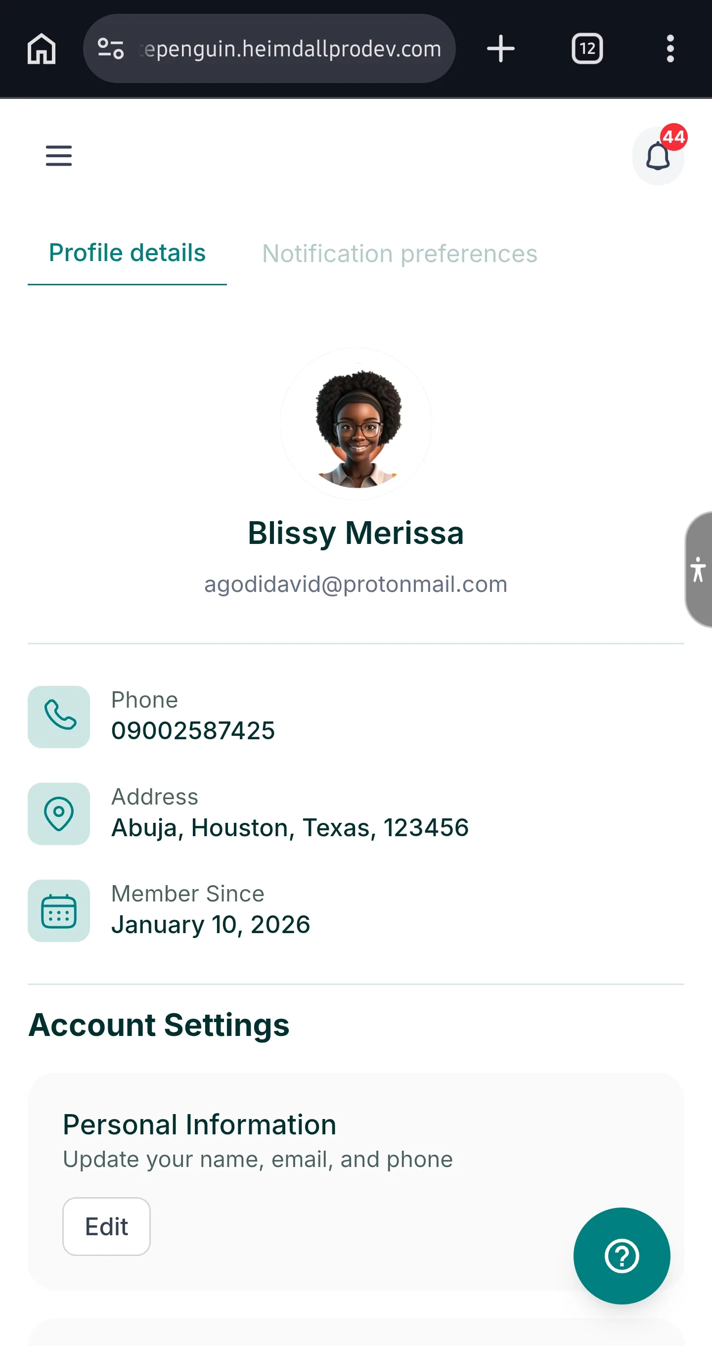 Manage My Profile — How to Access