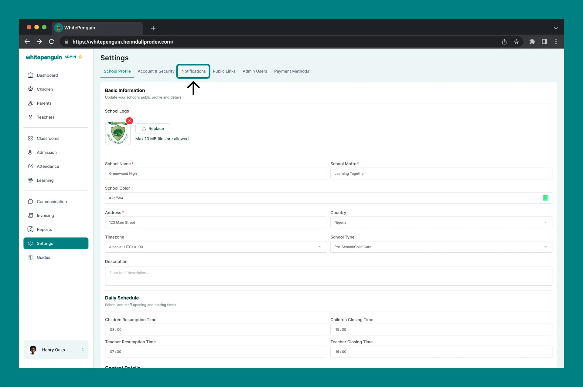 Customize Notifications — How to Access