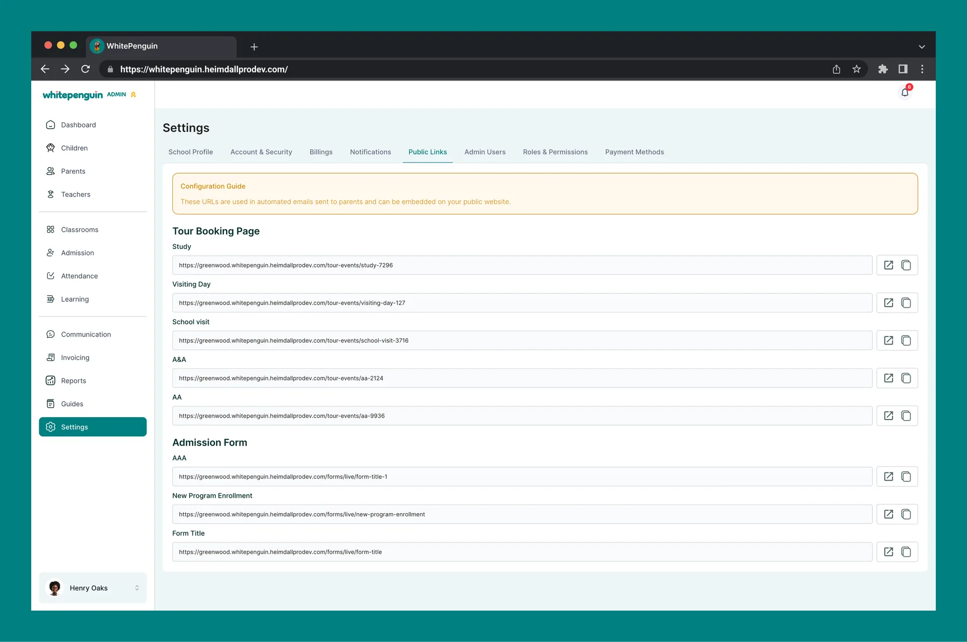 Manage Public Links — How to Access